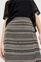 Jacquard Wrap Over Effect Skirt