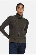 Khaki Chunky Ribbed Jumper