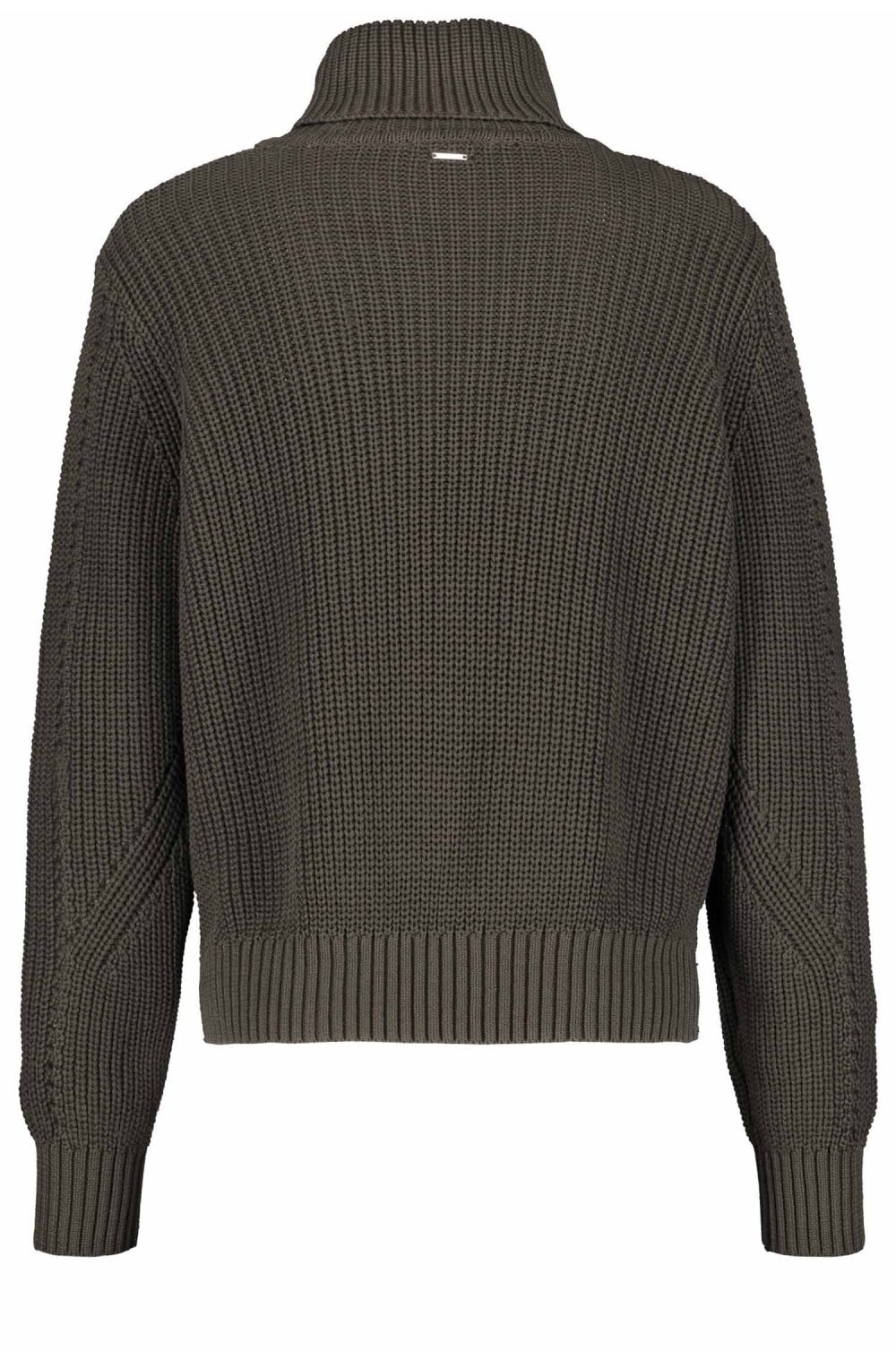 Khaki Chunky Ribbed Jumper
