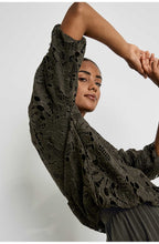Khaki Crocheted Top