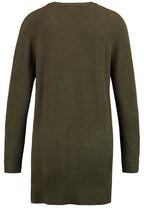 Khaki Knit Cardigan