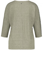 Khaki Patterned Front Top
