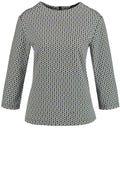 Khaki Patterned Top
