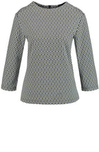 Khaki Patterned Top