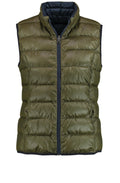 Khaki Quilted Waistcoat