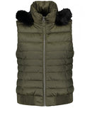 Khaki Quilted Waistcoat