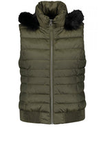 Khaki Quilted Waistcoat