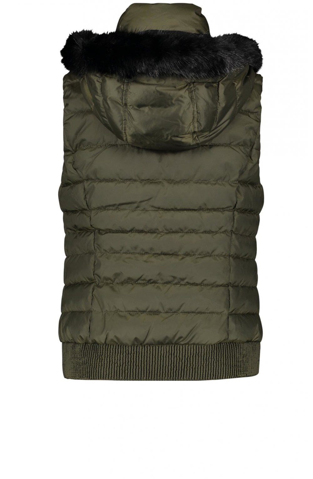 Khaki Quilted Waistcoat