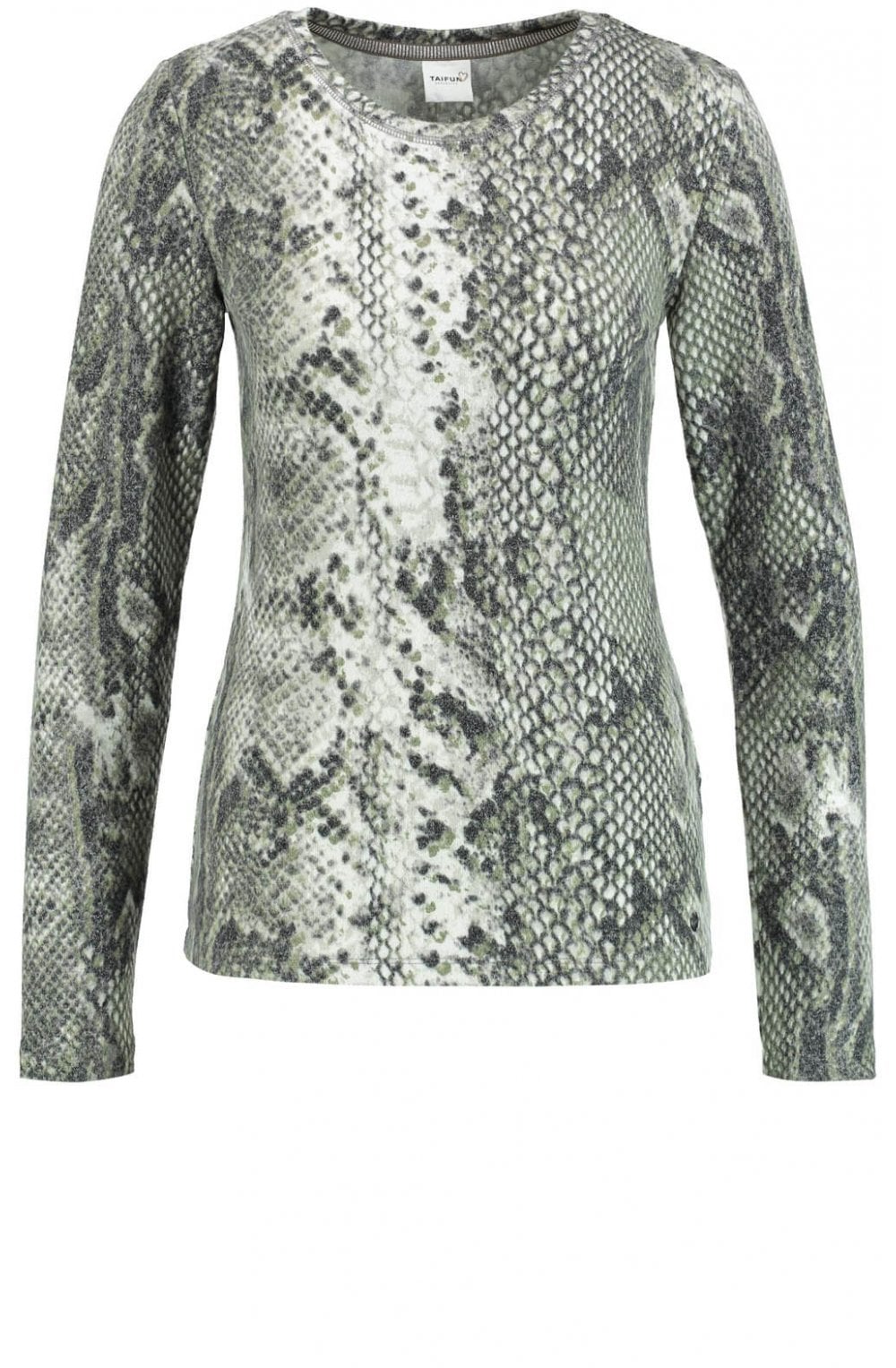 Khaki Snake Print Jumper