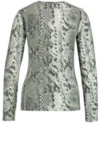 Khaki Snake Print Jumper