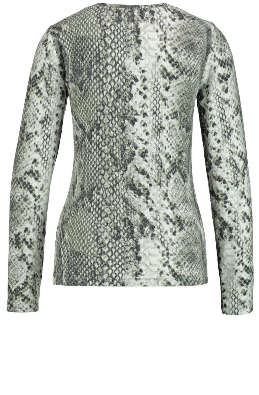 Khaki Snake Print Jumper