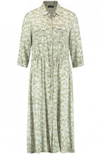 Khaki Snake Print Shirt Dress