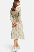 Khaki Snake Print Shirt Dress