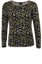 Khaki Spot Print Top