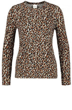 Leopard Print Jersey Top