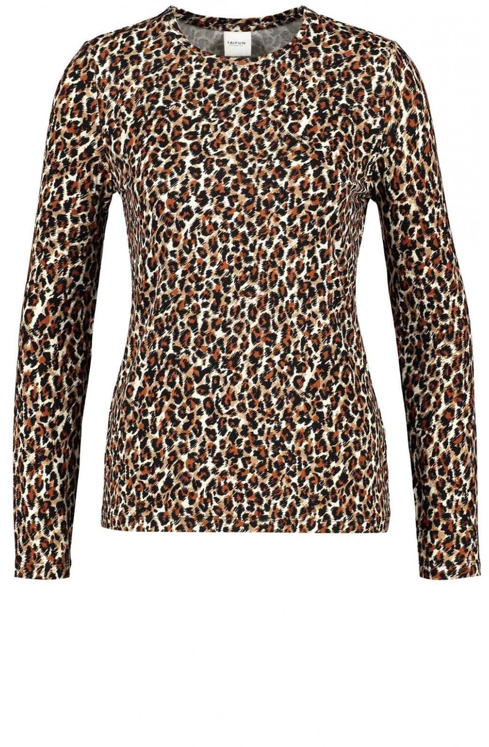 Leopard Print Jersey Top
