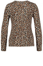 Leopard Print Jersey Top