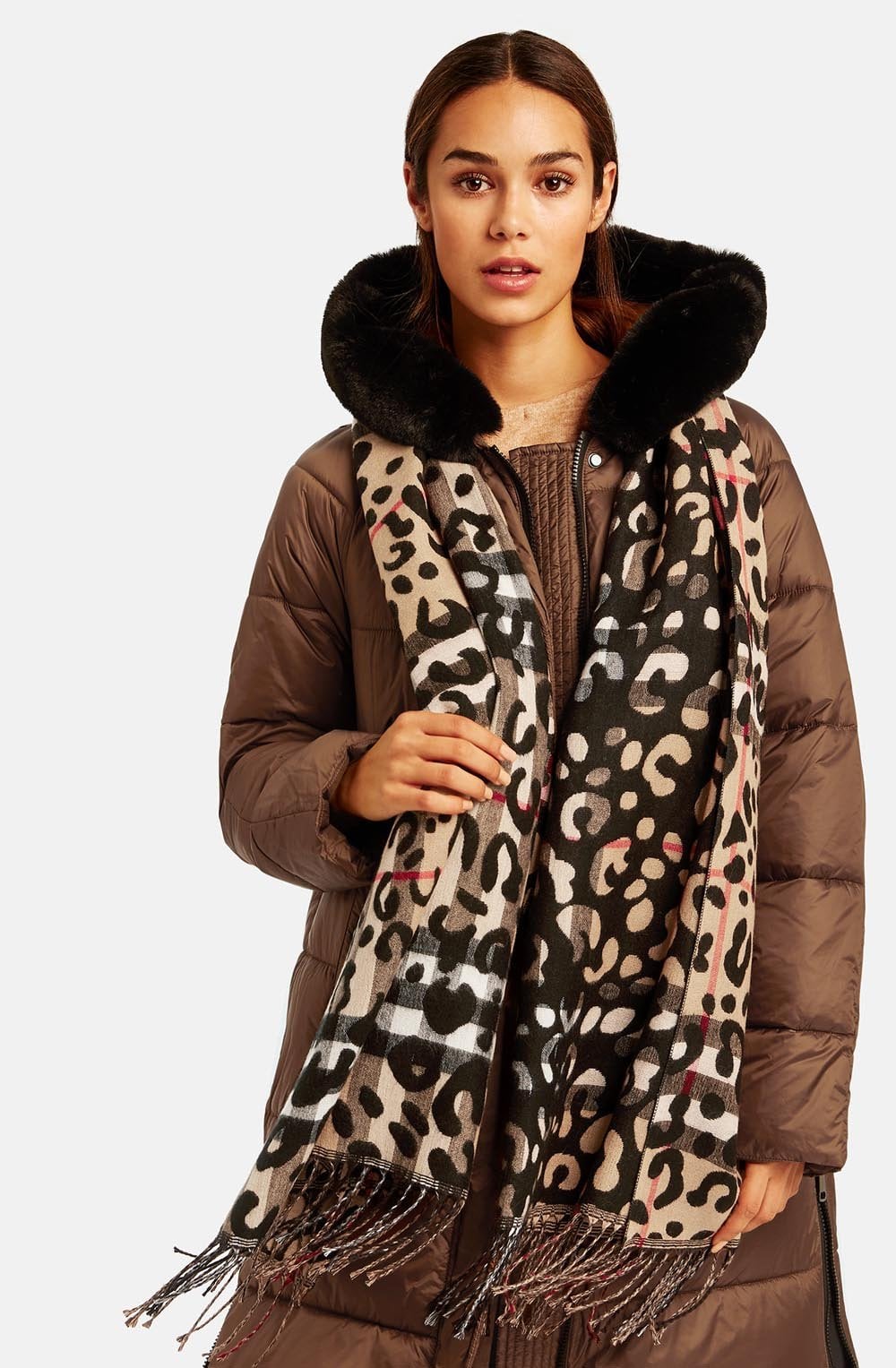 Leopard Print Scarf