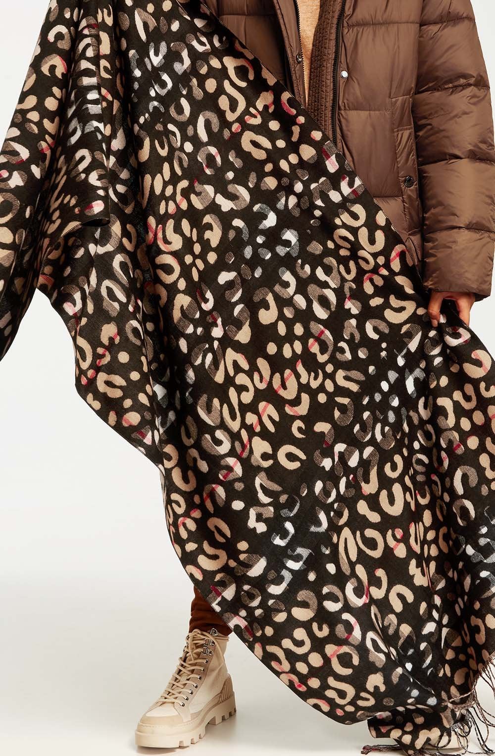 Leopard Print Scarf