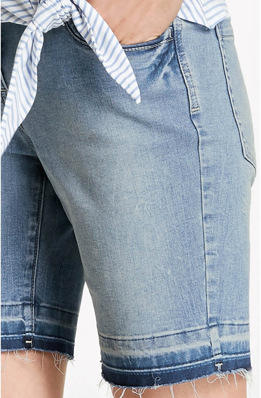 Light Blue Denim Shorts