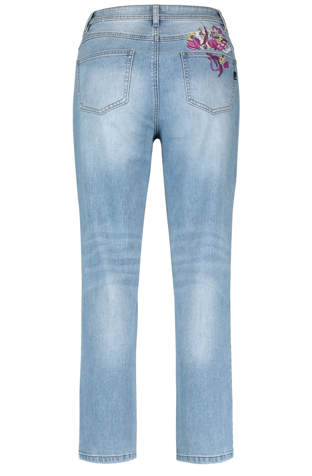 Light Blue Denim Straight Fit Jeans