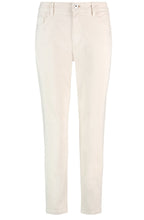 Light Creme Length Boyfriend Fit Jeans
