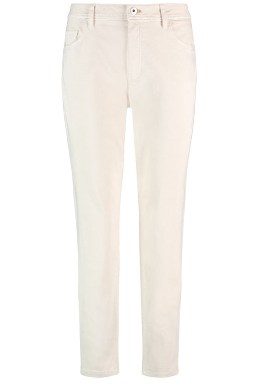 Light Creme Length Boyfriend Fit Jeans