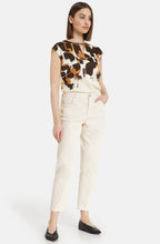 Light Creme Length Boyfriend Fit Jeans