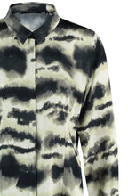 Light Creme and Black Bold Print Shirt