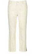 Light Creme Cropped Jeans