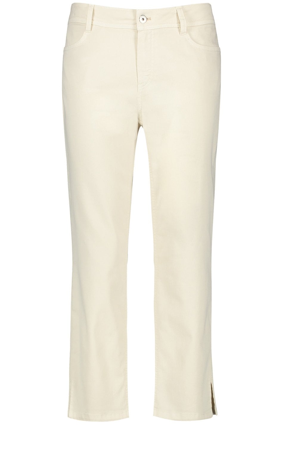 Light Creme Cropped Jeans