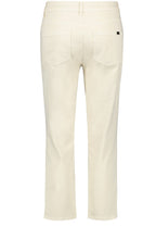 Light Creme Cropped Jeans