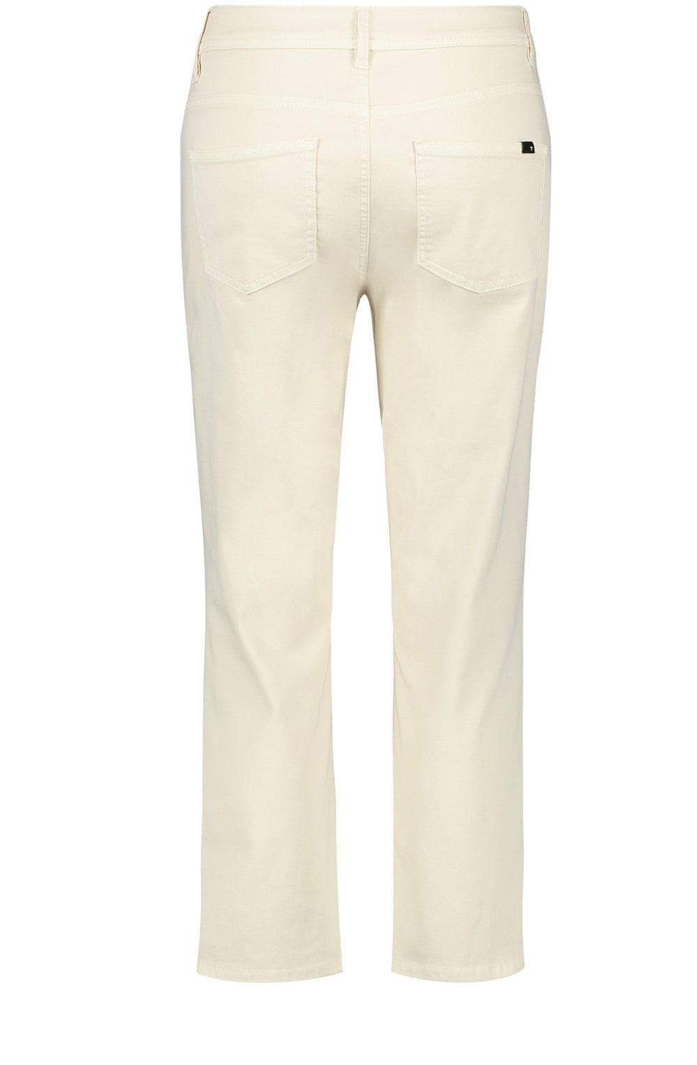 Light Creme Cropped Jeans