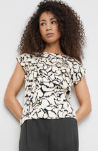 Light Creme Satin Front Shaped Blouse