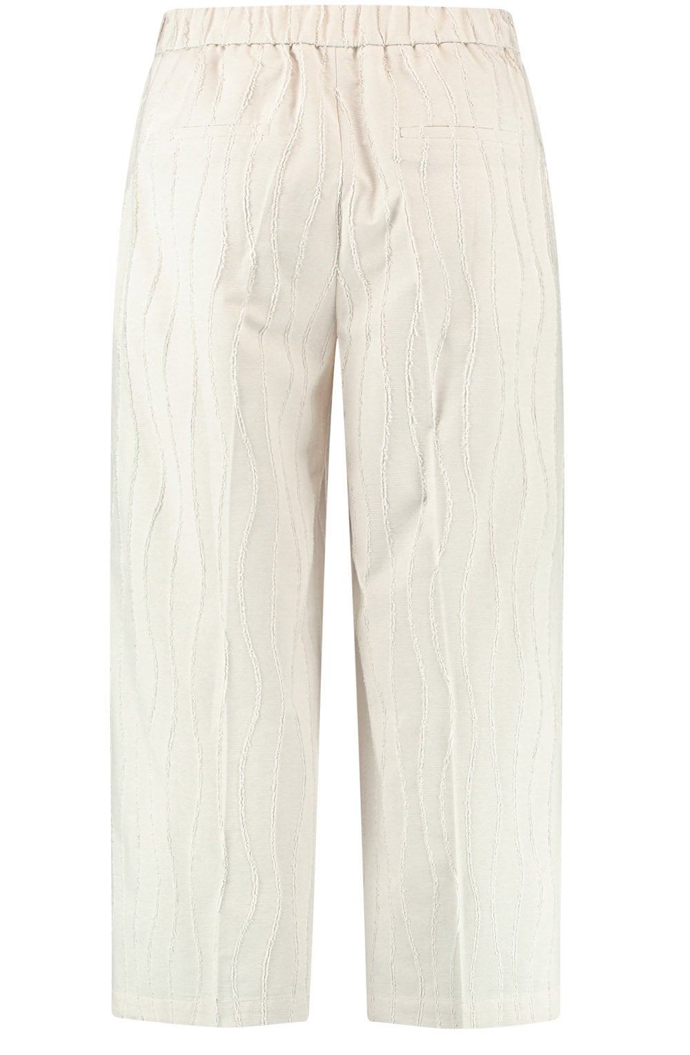Light Creme Textured Culottes