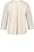 Light Creme Textured Edge To Edge Jacket