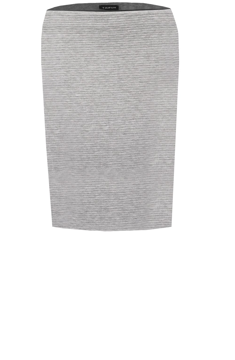 Light Grey Ribbed Skirt
