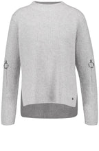 Light Grey Ribbed Sweater