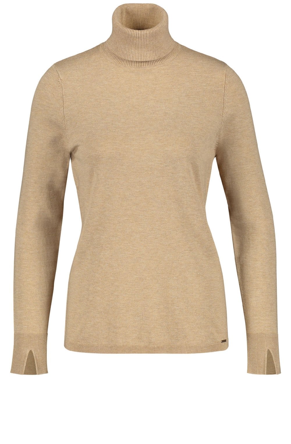 Light Tan Polo Neck Jumper