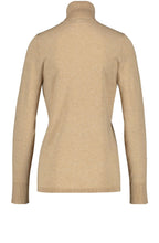 Light Tan Polo Neck Jumper