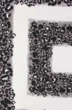 Luminous Pink and Animal Print Scarf