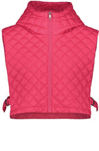 Luminous Pink Cropped Open Sided Gilet