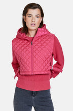Luminous Pink Cropped Open Sided Gilet