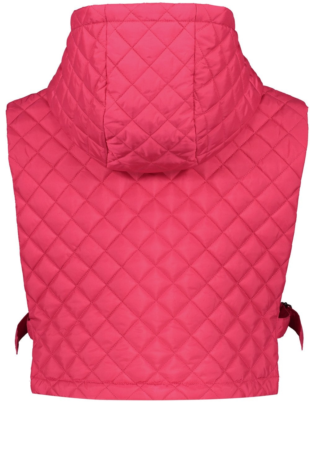 Luminous Pink Cropped Open Sided Gilet