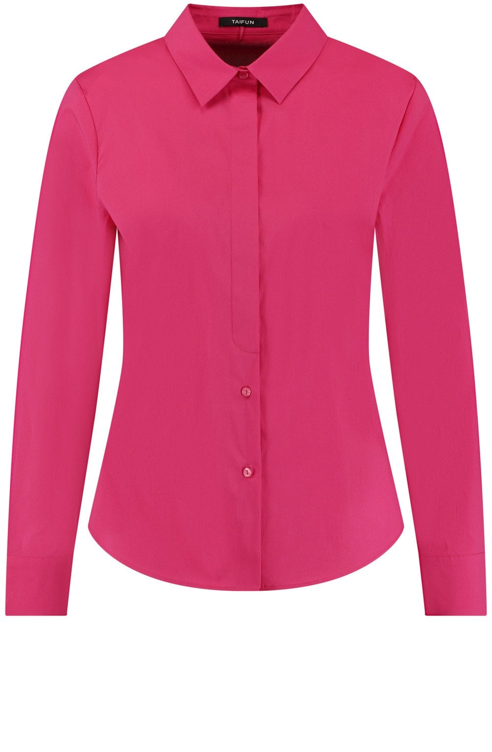 Luminous Pink Stretch Cotton Shirt