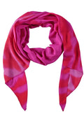 Magenta Asymmetric Scarf