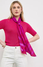 Magenta Asymmetric Scarf