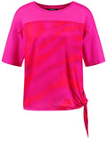 Magenta Bow Detail Top