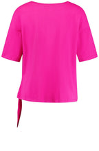 Magenta Bow Detail Top