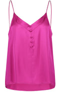 Magenta Satin Camisole
